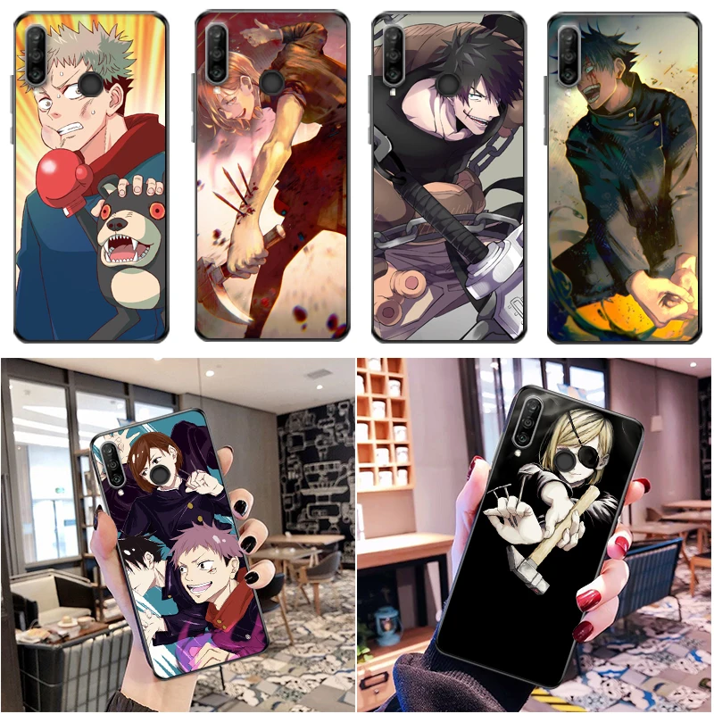 

Jujutsu Kaisen Sukuna Satoru Gojo Yuji Itadori Fushiguro Megumi Phone Case For Huawei P30 Lite Pro Back Cover Coque Cases