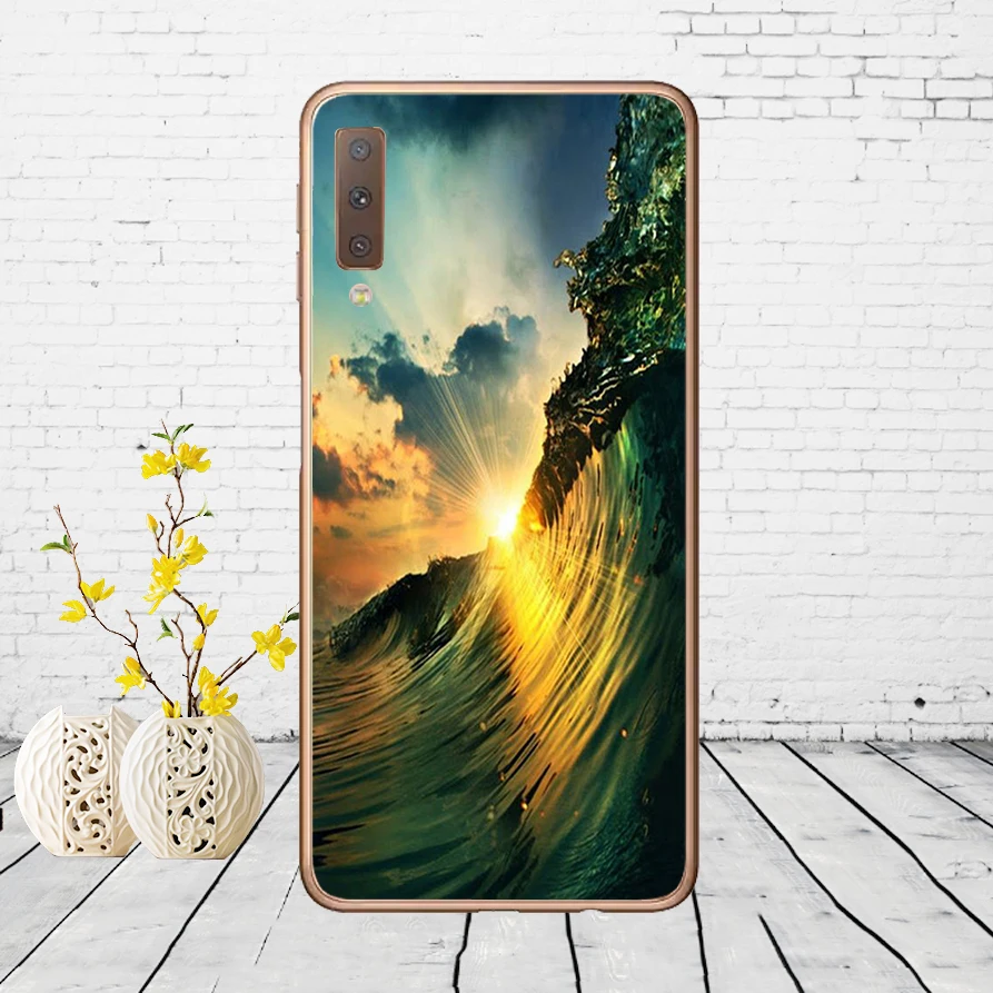 Чехол для samsung Galaxy A7 силиконовый чехол для телефона с принтом чехол-накладка на заднюю крышку для samsung A7 A750 A750F 6,0 дюймов - Цвет: K7
