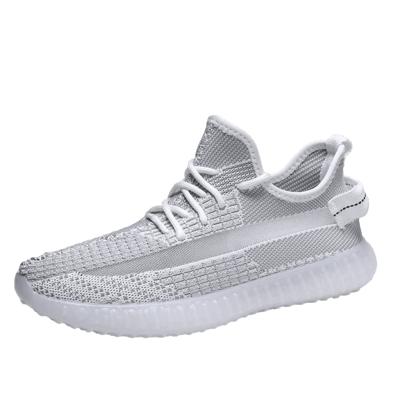 Мужские кроссовки для бега светящийся сетчатый дышащий светильник весна осень