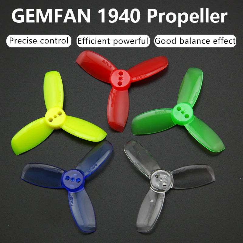 4 пары пропеллеры Gemfan Hulkie 1940 1 9x4 0 для 1104 1105 двигателей RC Racer Racing Drone | Игрушки и хобби