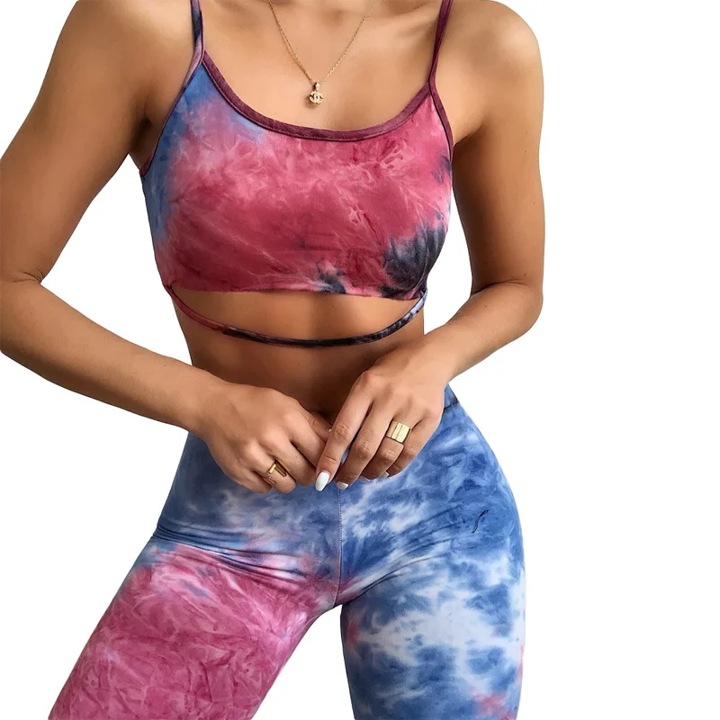 Женский комплект из 2 предметов летний укороченный топ на бретельках и