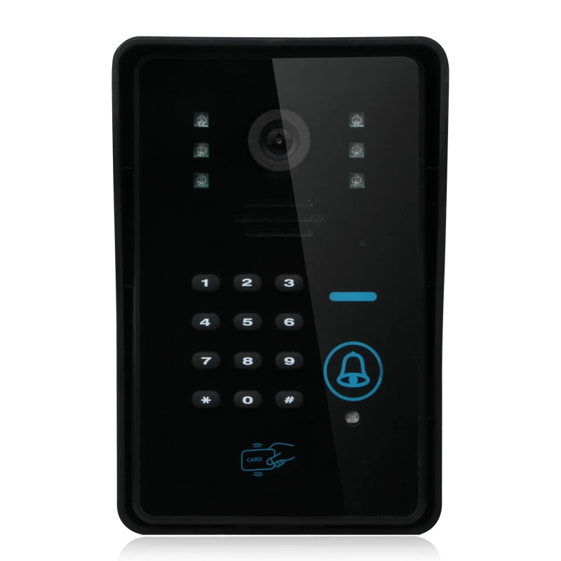 Система контроля доступа SmartYIBA RFID проводной видеодомофон 7 дюймов визуальный - Фото №1