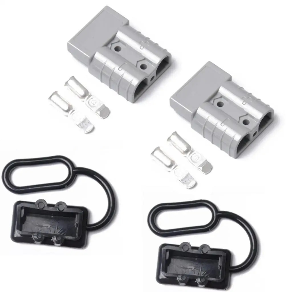

2pcs Battery Quick Connector 50A 10-12 AWG Plug Connect Disconnect