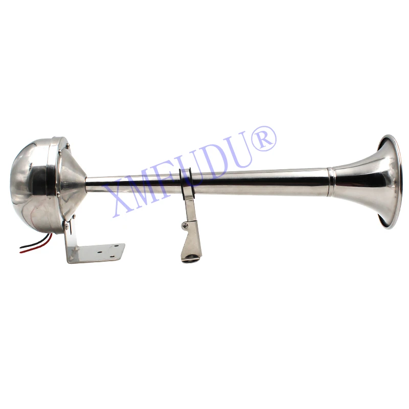 12v Морская Лодка из нержавеющей стали однотрубный рог, низкий тон, 16-1/8"