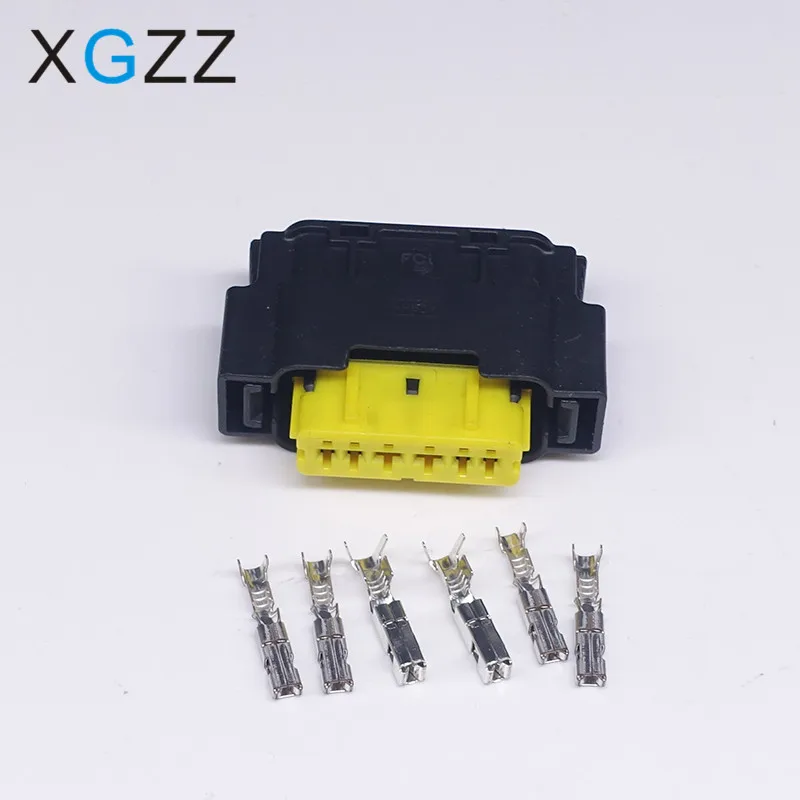 5 комплектов 6-контактный бензин для авто вилка насоса разъем кабеля фар Peugeot Citroen