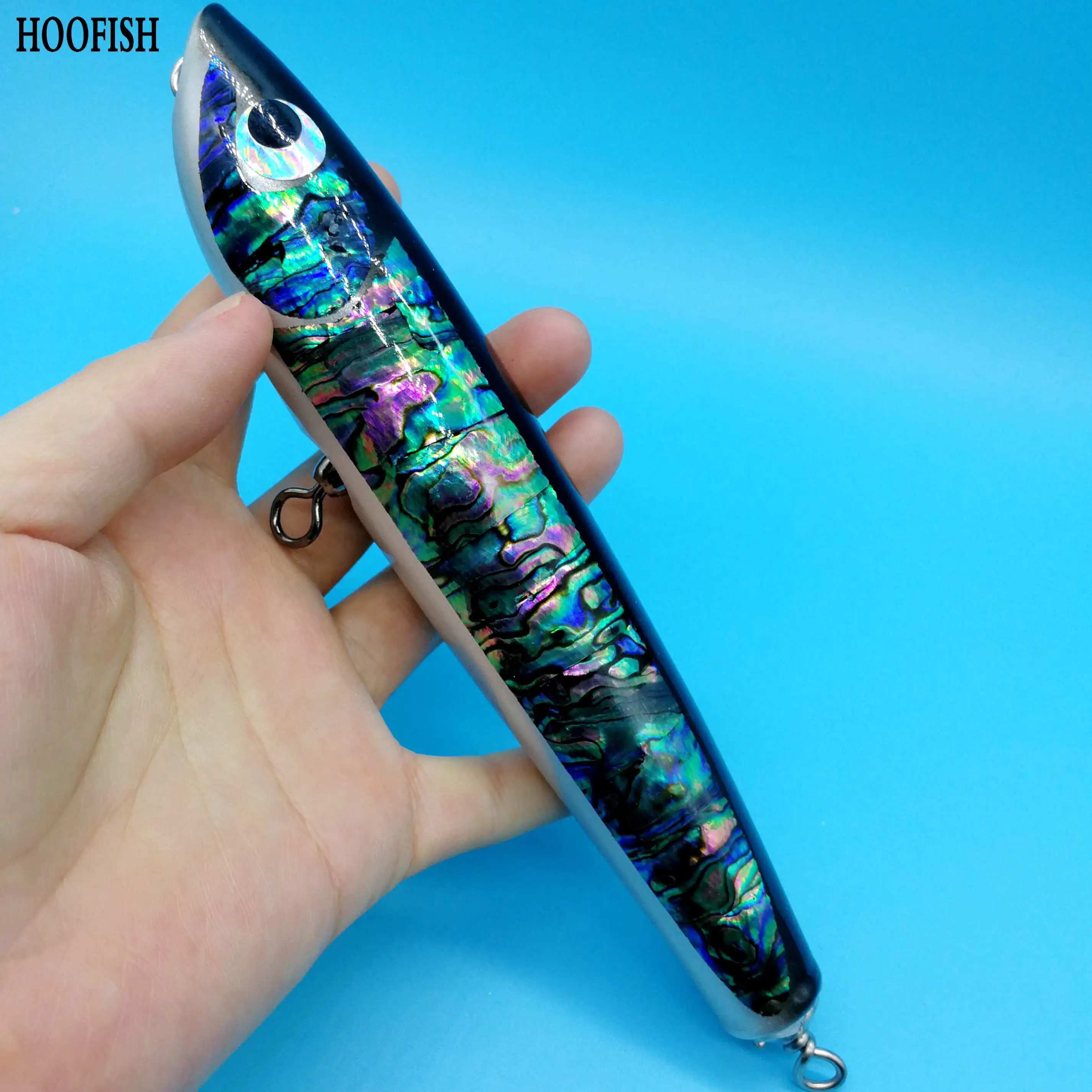 Рыболовная приманка HOOFISH 1 шт./лот глубокая ручной работы 120 г/73 г Topwater деревянные