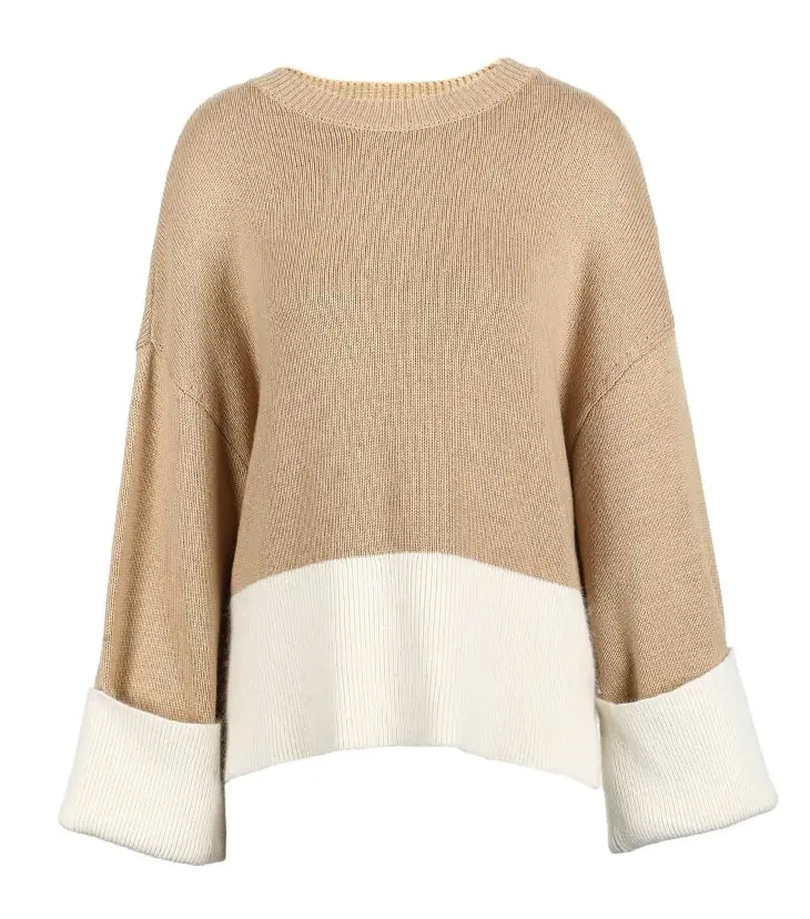 Vero Moda шерстяная вязаная с круглым вырезом из кроличьего меха | 318413578