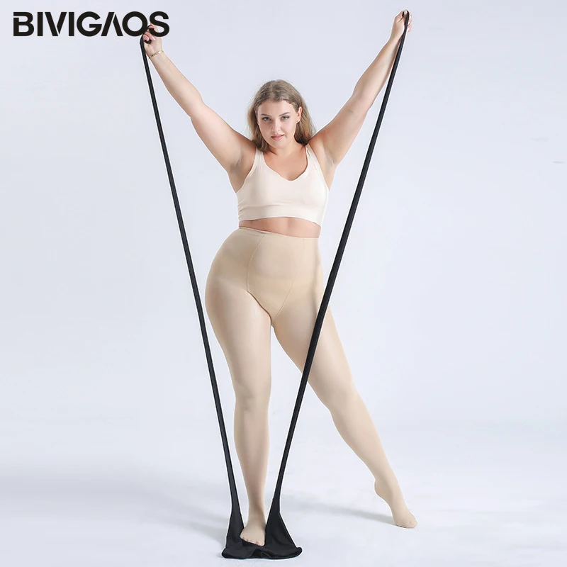 BIVIGAOS новые женские бархатные колготки с арбузным шаговым швом супер эластичные
