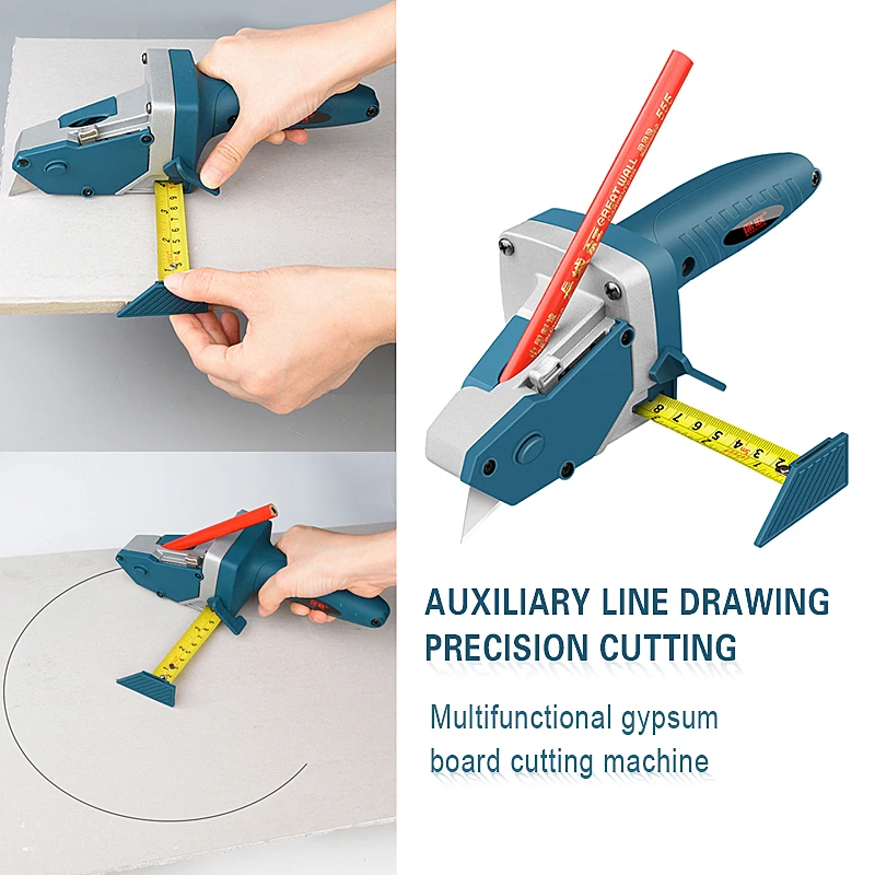 

Гипсовая доска режущего инструмента гипсокартон режущий инструмент артефакта со шкалой деревообрабатывающее обрезающее доска Многофункц...