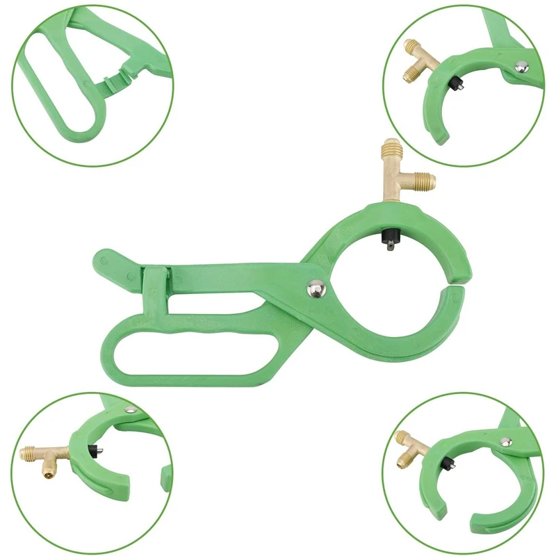 R-134A Can Tap for R22 R12 Refrigerant 2-In-1 Side Bottle Opener Connecting 1/4 SAE and 1/2 Acme Thread CNIM Hot | Дом и сад