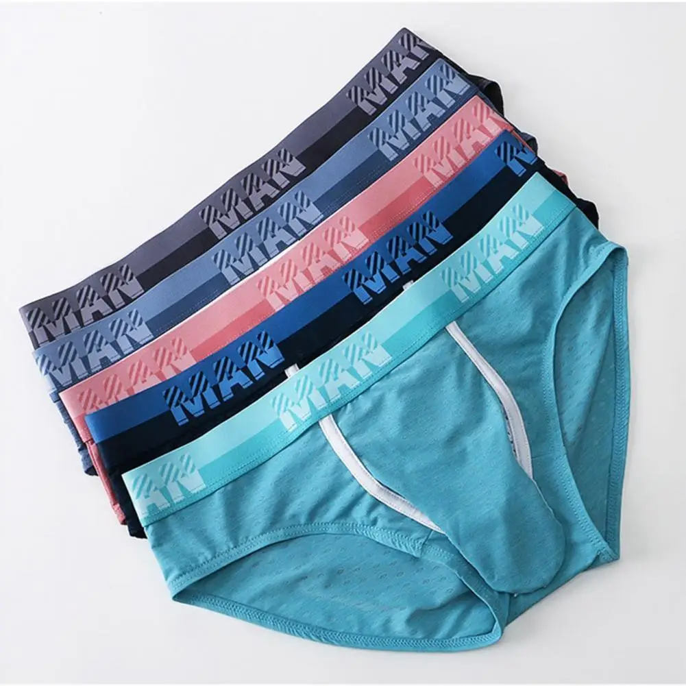 

Briefs Great Dot Print Elastic Hollow Out Elephant Nose Men Panties for Daily Life Men Panties Men Briefs
