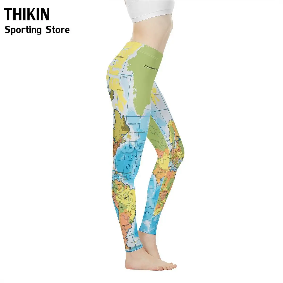 Женские леггинсы для занятий йогой фитнесом и бегом эластичные тренировок |