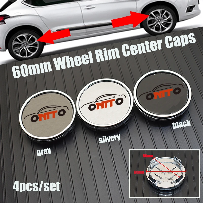 

Wholesale 4pcs/set 6cm 60mm 2.36inch original Car Rims Wheel Hub Center Covers For PicassoC2/C3/C4C5/C6/C8/DS3/DS4/DS5