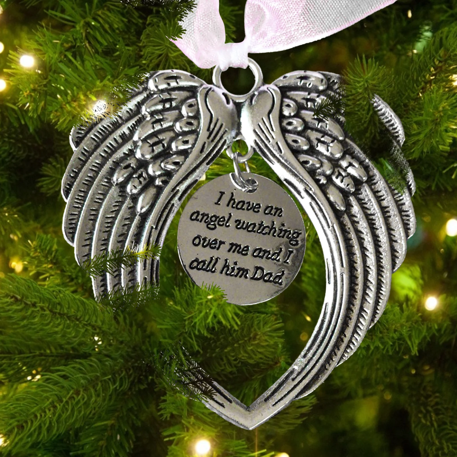 

Angel Wings Christmas Ornaments Memorial Tree Hanging Ornament Angel Wings Christmas Ornaments Memorial Tree Hanging Ornament