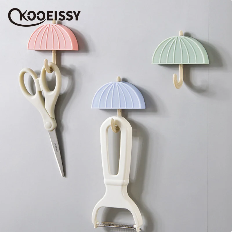 Креативные самоклеящиеся настенные крючки в форме кофейных зерен 1 шт. вешалка