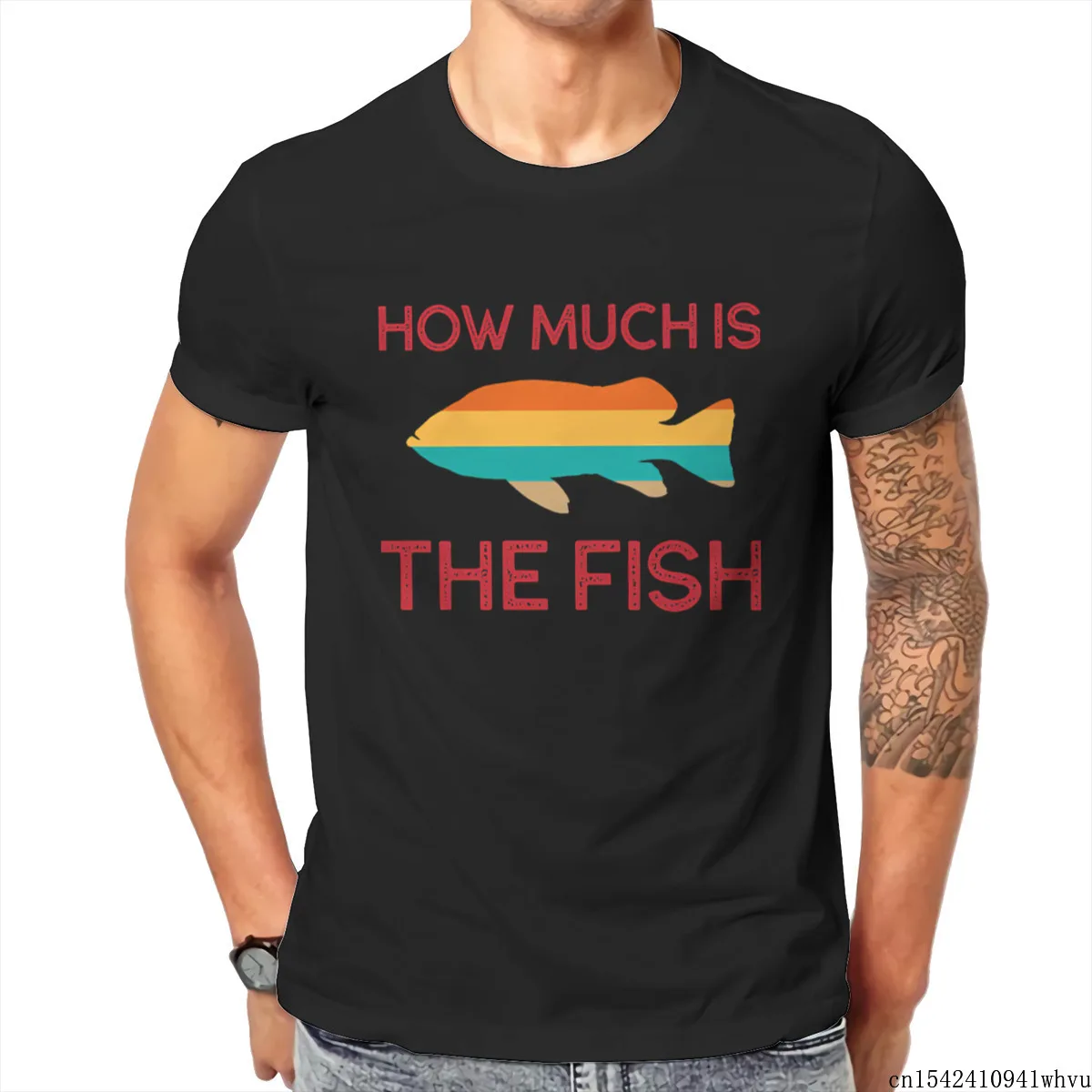 

How Much Is The Fish Gift Fishing Trip Funny Pattern Short Sleeves Unisex Summer O-neck Casual Men T-shirt M-5XL