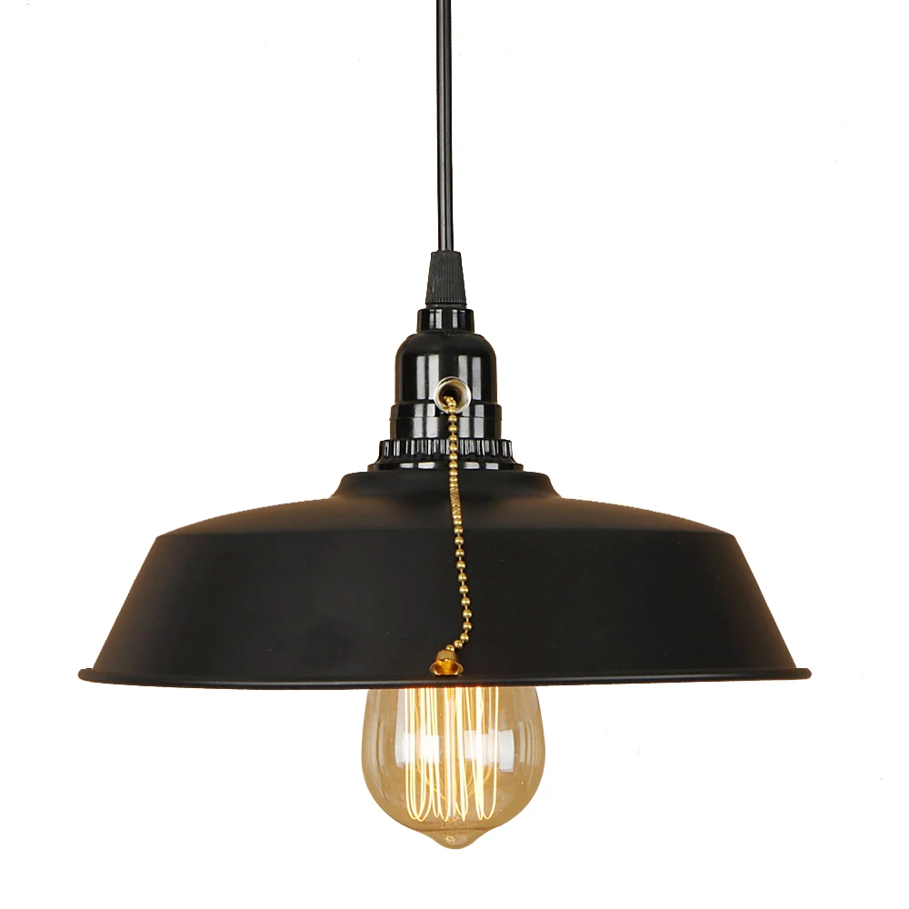 Ретро Лофт железный подвесной светильник светодиодный E27 промышленная Новинка