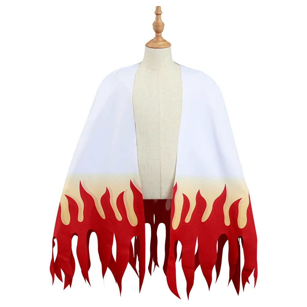 Детская накидка на Хэллоуин аниме рассекающий демонов: Kimetsu no Yaiba Rengoku Kyoujurou костюм