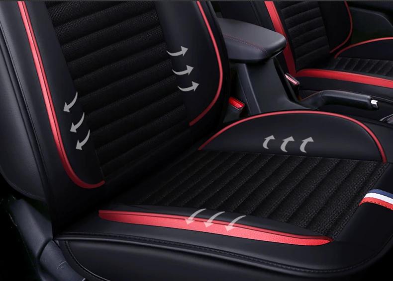 Чехол на автомобильное сиденье (переднее и заднее) для Volvo C30 S40 S60L V40 V60 XC60 XC90 чехлы