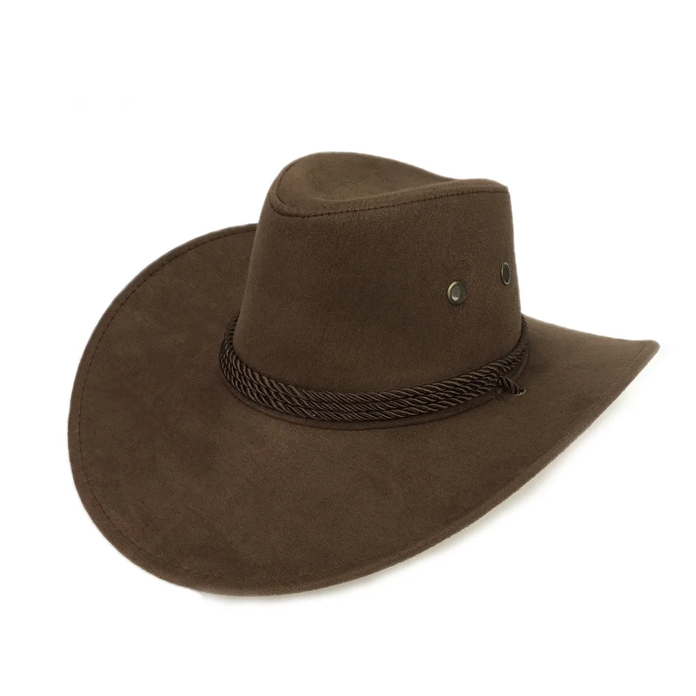 

Cool Western Cowboy Hats Men Sun Visor Cap Women Travel Performance Western Hats Chapeu Cowboy 9 Colors YY17059