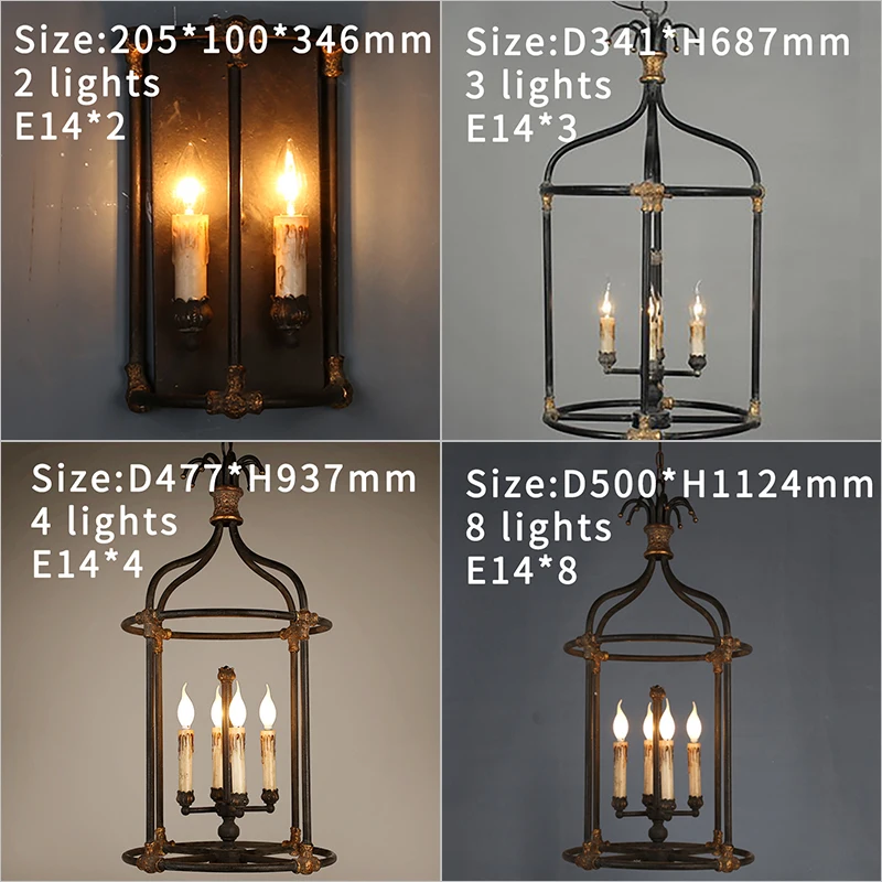 

French black chandelier cage lighting vintage hanging lustres in kitchen hallway warehouse drop chandelier balcony shopping mall