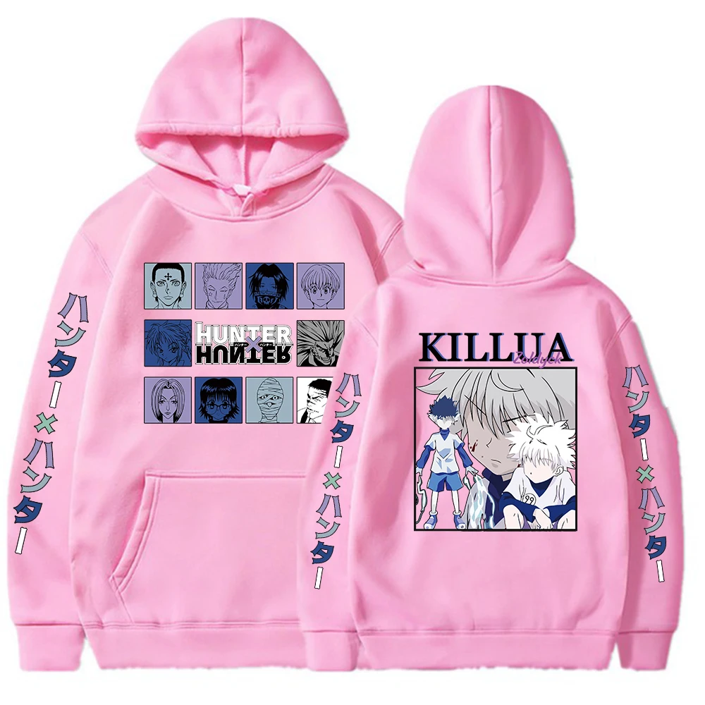 Anime Hunter X Printed Men Women Hoodie Harajuku Sweatshirts hip hop loose pullover Tops Clothes | Мужская одежда