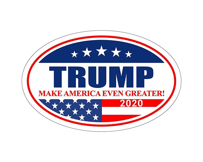 10шт./упак. Дональд Трамп съемная наклейка для президента 2020 на бампер с надписью