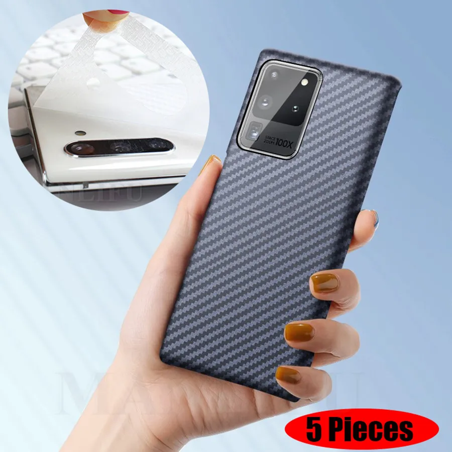 5 шт. 3D защитная пленка из углеродного волокна для Samsung Galaxy Note 20 Ultra S20 FE A71 A31 A51