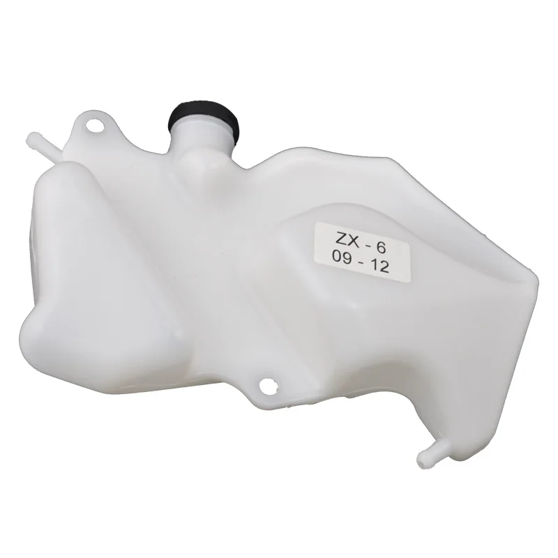 Motorcycle Water Coolant Overflow Reservoir Tank Radiator For Kawasaki ZX-6R ZX600R 2009-2012 ZX6R ZX 6R