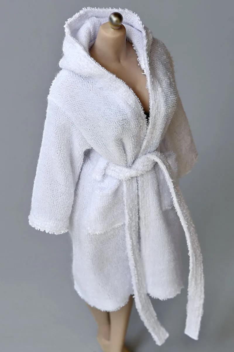 

In Stock 1/6 Scale Female/Male Soldier Figure Clothes Bathrobe Hooded Towel Material Unisex Model for 12 inches Action Figure