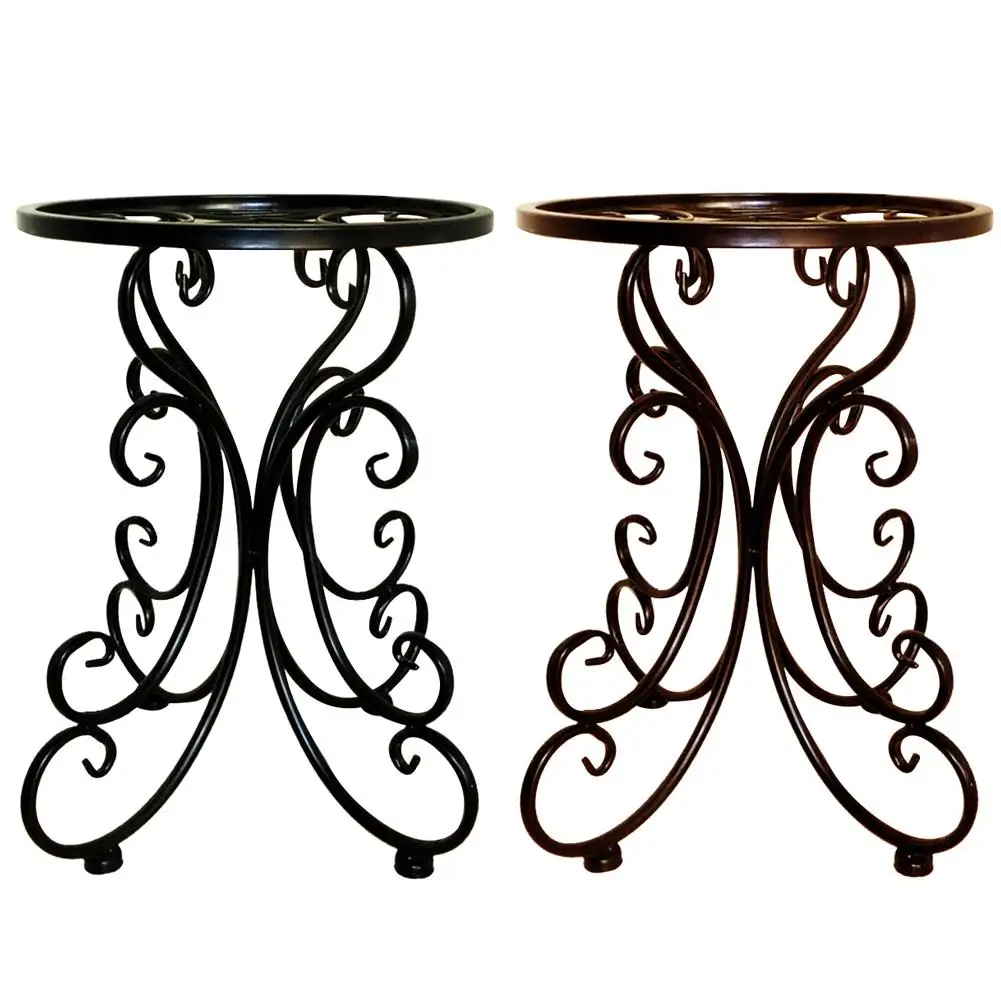 Крытый балкон Одиночная дверь из кованого железа цветочный горшок лоток Стенд