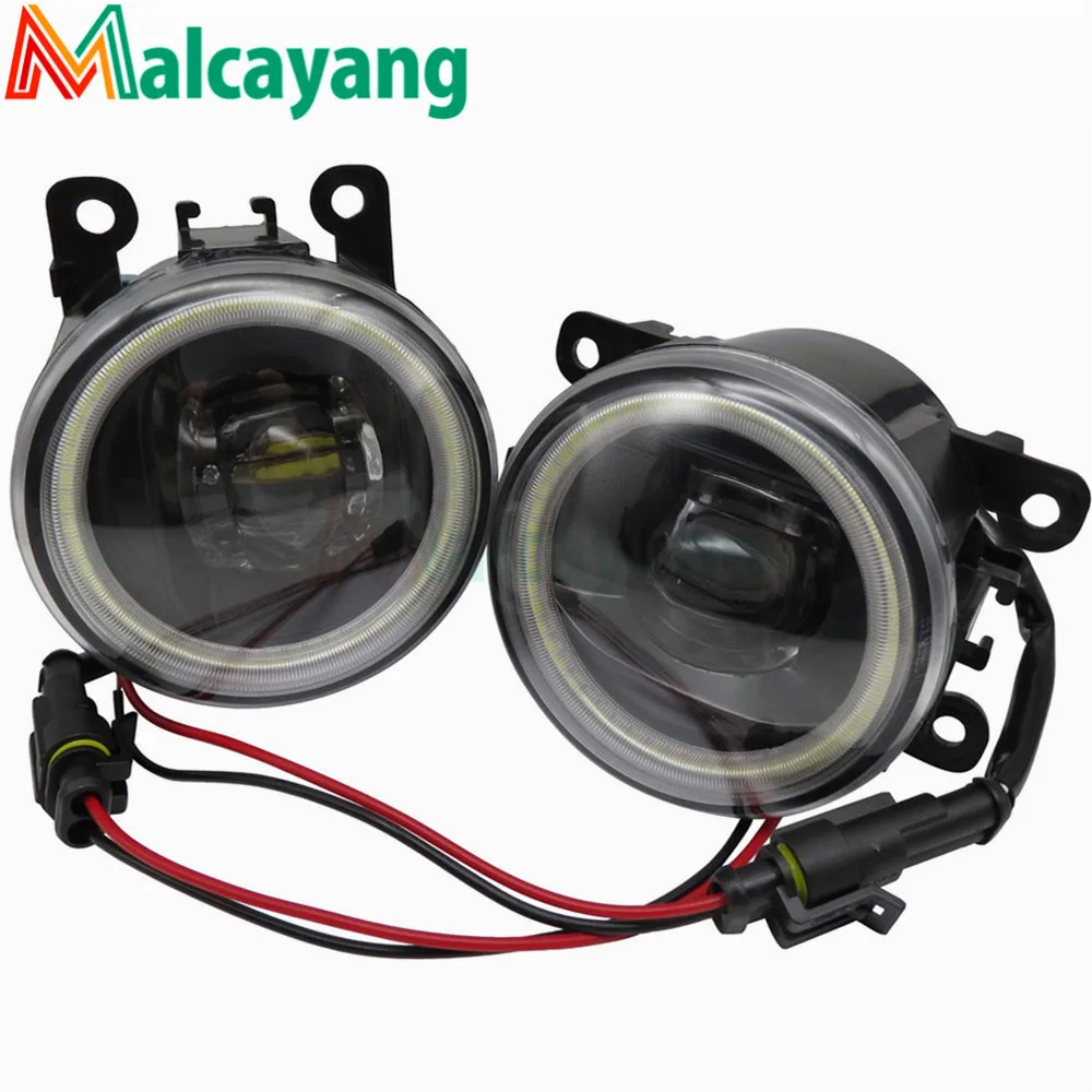 Светодиодные передние противотуманные фары автостайлинг круглые для бампера