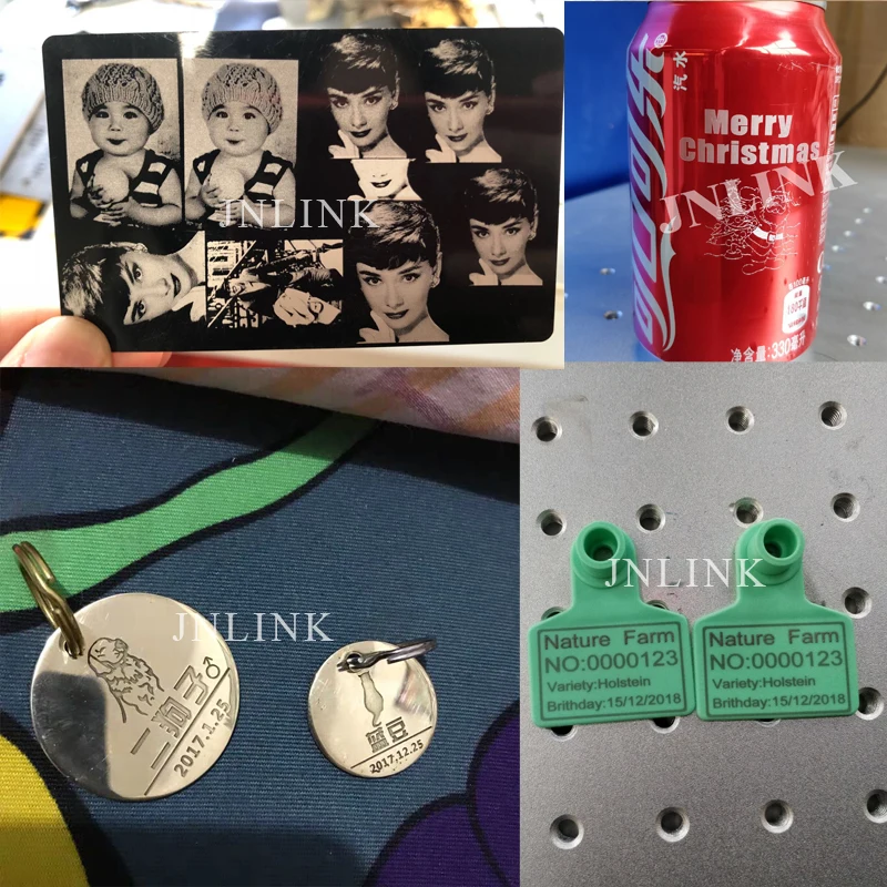 Раздельная волоконная лазерная маркировочная машина 20 Вт металлическая