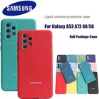 Чехол для Samsung Galaxy A52 A72, высококачественный мягкий силиконовый защитный чехол без отпечатков пальцев, чехол для Samsung Galaxy a71 a51 4G