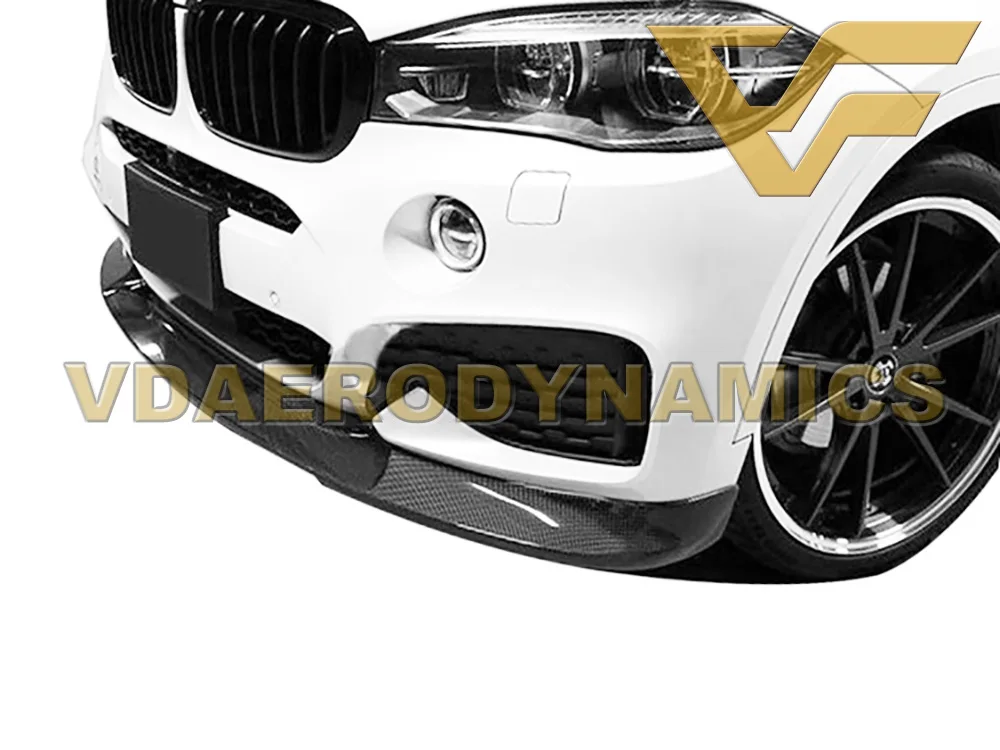 Подходит для 14 18 BMW F15 X5 30d 35i 40d 50i M50d VAD D из углеродного волокна передняя губа задняя