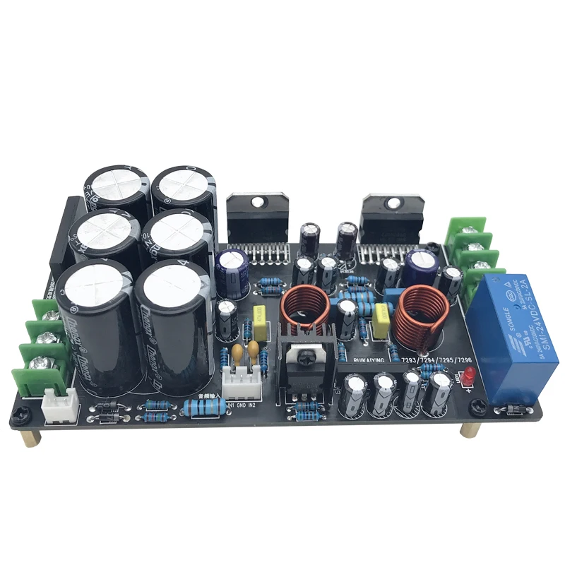

Double AC18-28V 100W 2.0 Channel Stereo Fever TDA7293 Audio Amplifier Board With UPC1237 Protection Compatible TDA7294