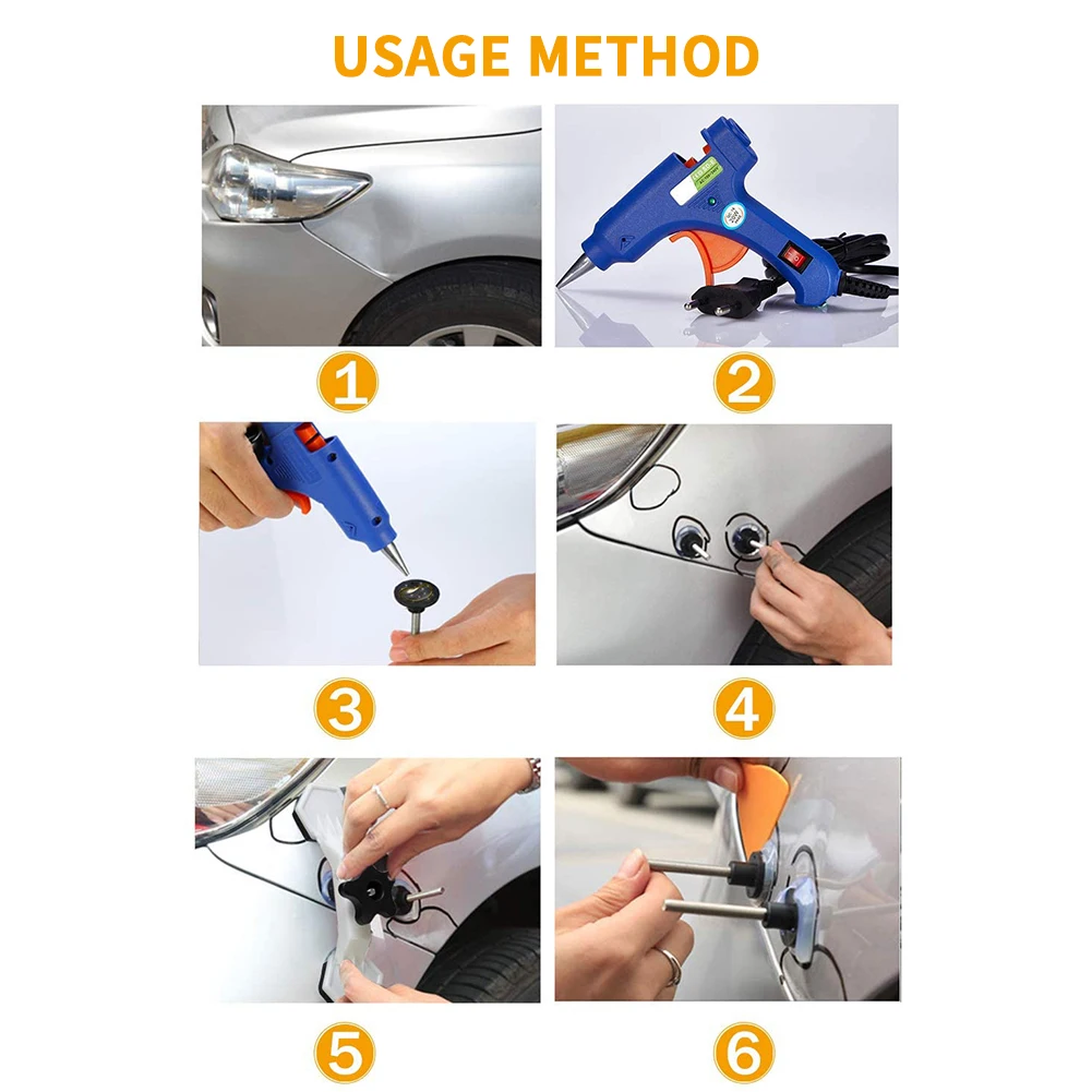 Набор инструментов для ремонта вмятин автомобиля комплект ручных удаления в