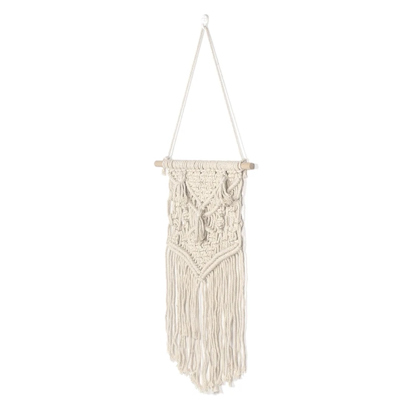 

Macrame Wall Hanging Hand Woven Boho Tapestry Bohemian Wedding Tapestry for Apartment Home Bedroom Decoration