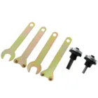 5 шт 10 мм6 мм электрическая дрель преобразования угловая шлифовальная машина оправки шатун адаптер вырезать диск полировочное колесо держатель комплект ключей