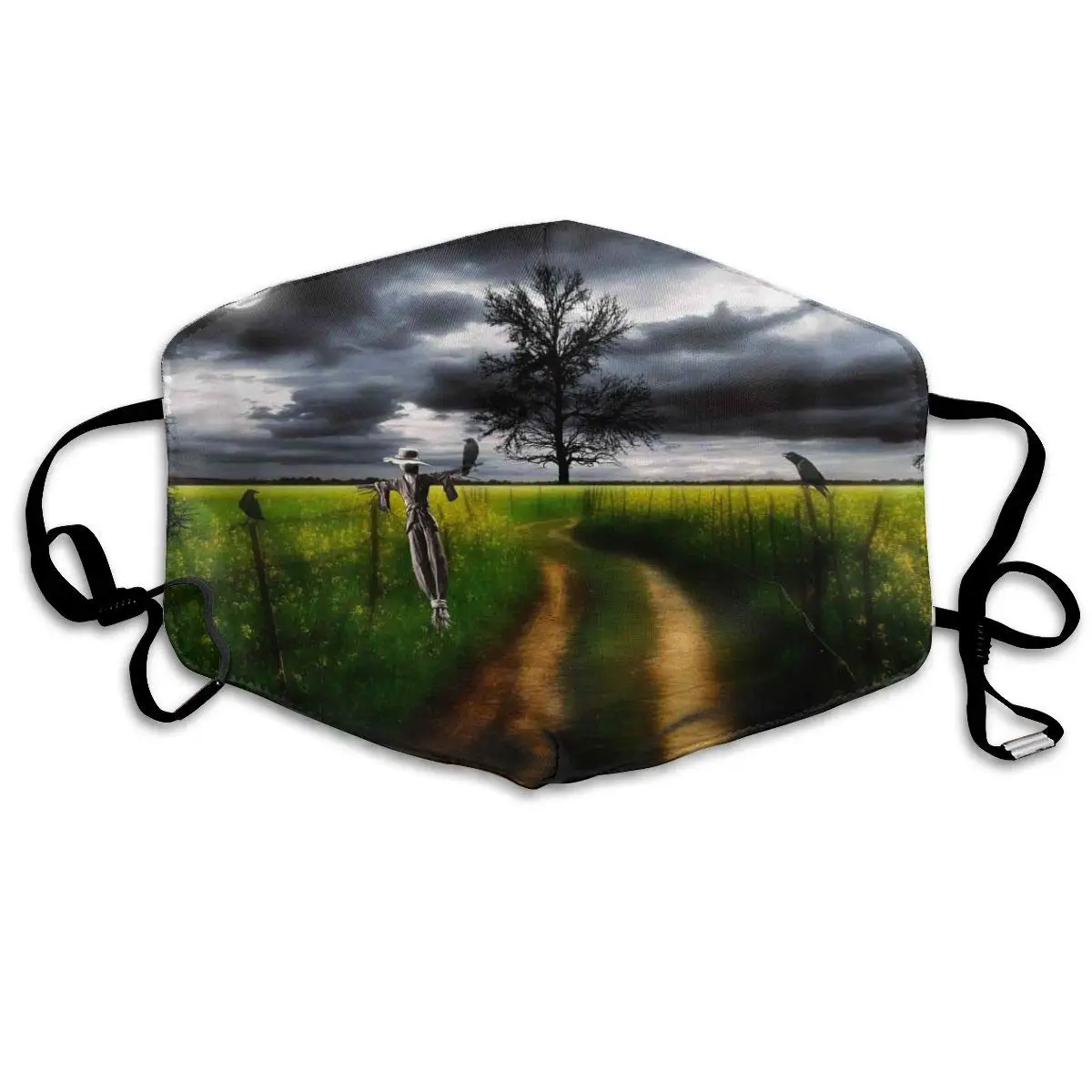 

Field Scarecrow Anti Dust Half Face Mouth Mask, Unisex Cotton Warm Fashion Adjustable Washable Mask