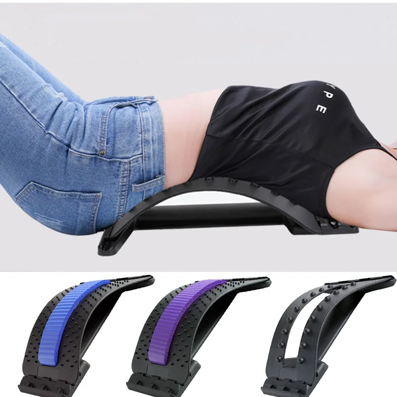 Lumbar massager massage pad spine orthotic lumbar extender disc herniation acupuncture home internal fixation | Красота и здоровье