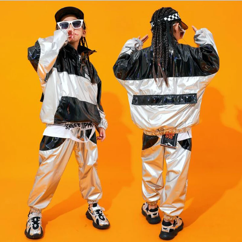 Детская крутая одежда с пайетками в стиле хип хоп свитер высоким воротом топ