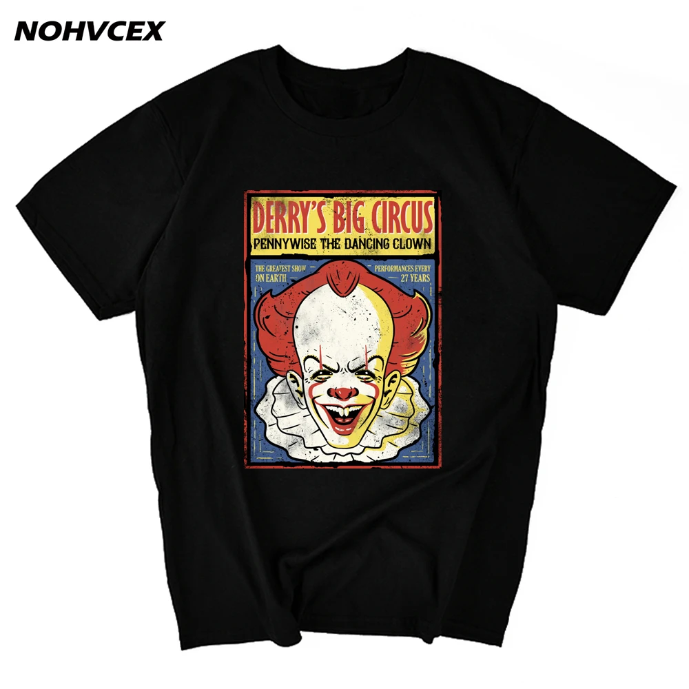 Мужские футболки с коротким рукавом Стивен Кинг из хлопка изображением