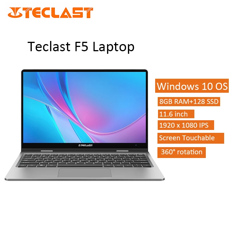 Новинка ноутбук Teclast F5R 11 6 дюймов Windows 10 Intel APLLO LAKE N3450 четыре ядра 8 Гб ram 256 SSD