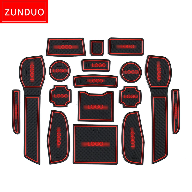 Коврик для чашки ZUNDUO с нескользящим слотом ворот Qashqai 2019 Rogue SL SV аксессуары