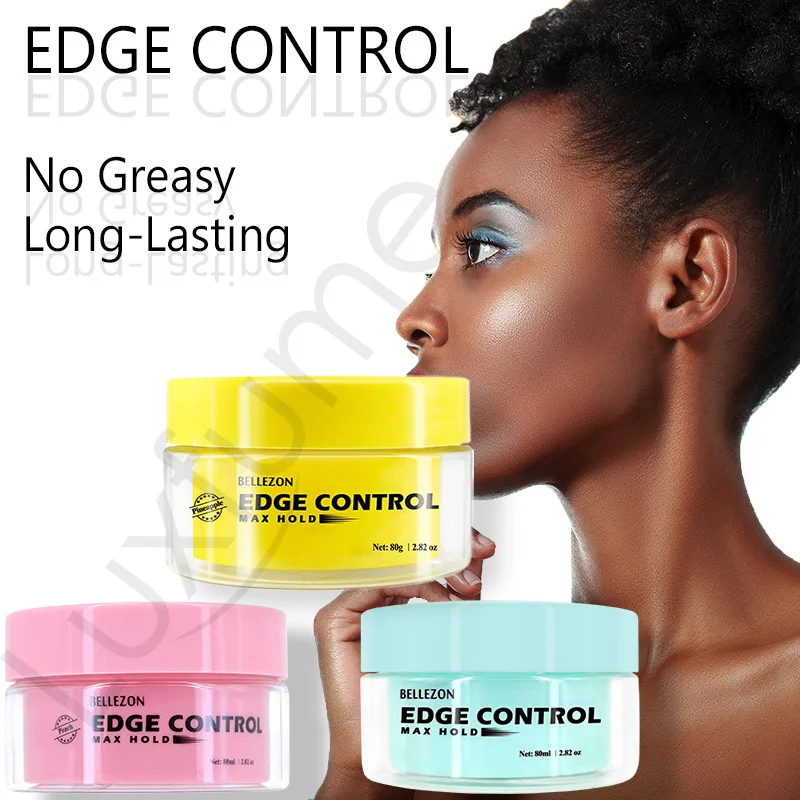 

80mL Sideburns Hair Wax Sideburns Broken Hair Four-flavor Hair Oil Fragrance Non-greasy Moisturizing Stereotype edge control