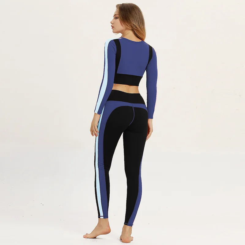 Осенне-зимние спортивные костюмы женская корректирующая одежда с длинным