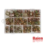 100 шт. 6 мм-22 мм оцинкованный пружинный шланг трубный зажим ассортимент болтов для улучшения дома