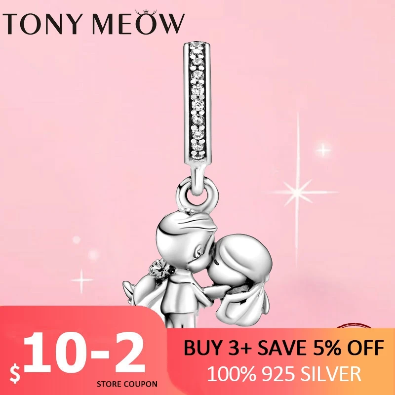 Бусины шармы для влюбленных пар из серебра 925 пробы|Бусины| |