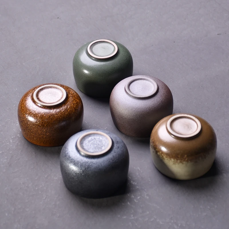 

ceramic teacups set of 5 cups chinese kung fu cup sets drinkware 80ml